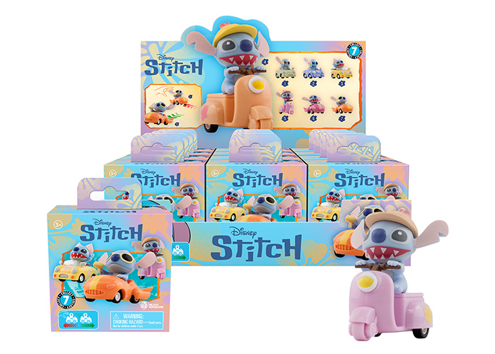 YUME STITCH – Stitch con macchinina – Zoom Hero – 6cm In Box (cm  L x  P x H) 7ass…x12
